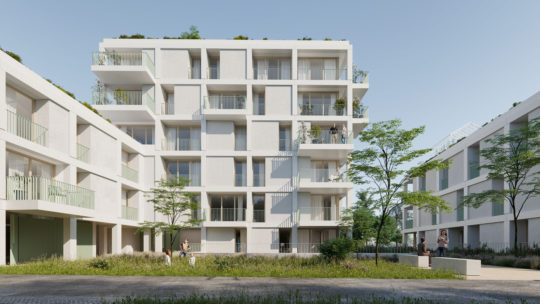 Lauréat du concours de 100 logements  - 37000 Tours - MU architecture 