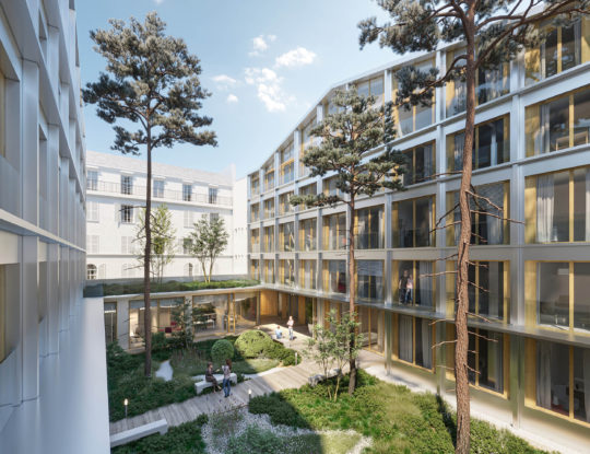 Lauréat du concours - 80 logements - 75017 Paris - NZI Architectes