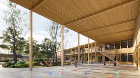 Projet Laureat- école maternelle à Saint Julien en Genevois - 74 - NUNC Architectes